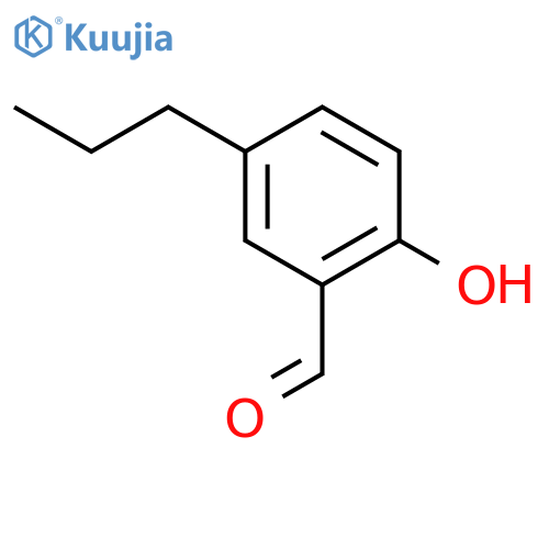 2-hydroxy-5-propylbenzaldehyde structure
