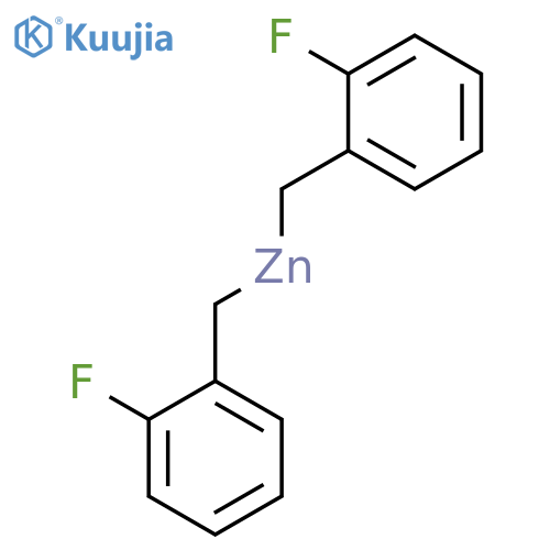 Zinc, bis[(2-fluorophenyl)methyl]- structure