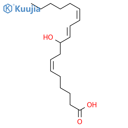 6,10,12-Octadecatrienoic acid, 9-hydroxy-, (6Z,10E,12Z)- structure