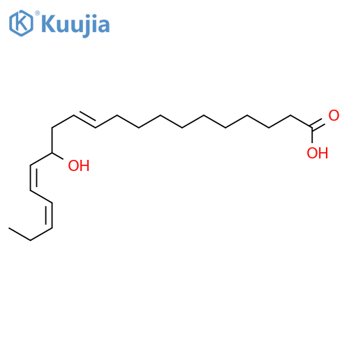 11,15,17-Eicosatrienoic acid, 14-hydroxy-, (E,Z,Z)- structure