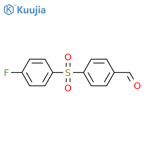BENZALDEHYDE, 4-[(4-FLUOROPHENYL)SULFONYL]- structure