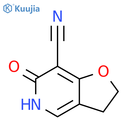2,3,5,6-tetrahydro-6-oxo-Furo[3,2-c]pyridine-7-carbonitrile structure