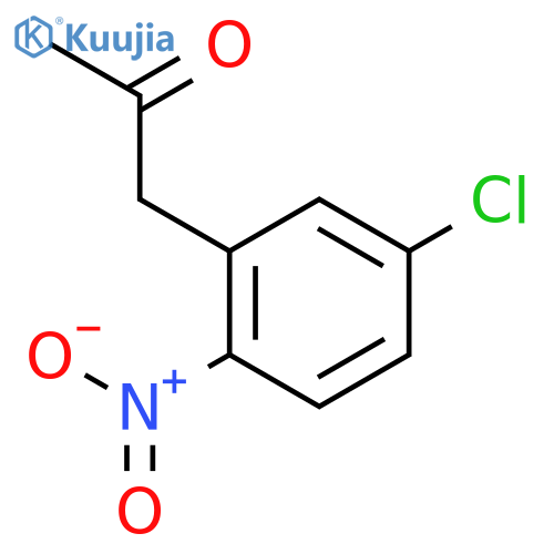 1-(5-chloro-2-nitrophenyl)propan-2-one structure