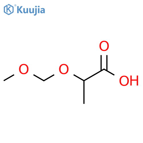Propanoic acid, 2-(methoxymethoxy)- structure