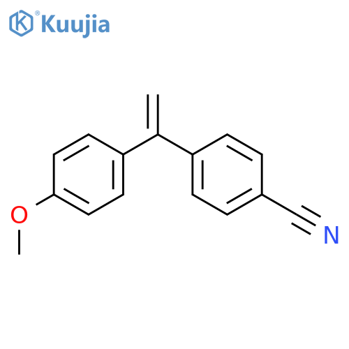 Benzonitrile, 4-[1-(4-methoxyphenyl)ethenyl]- structure