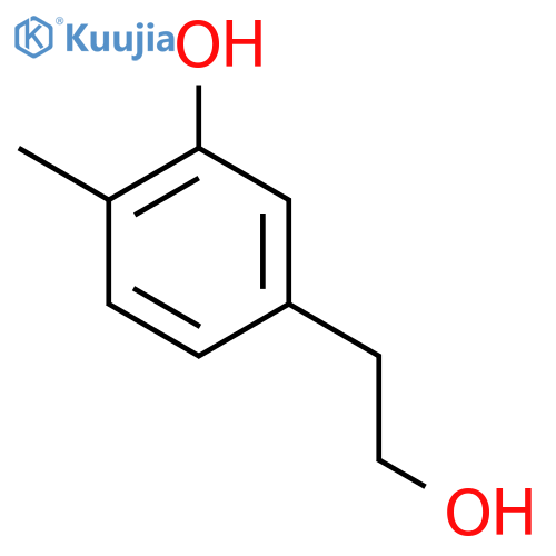 5-(2-hydroxyethyl)-2-methylphenol structure
