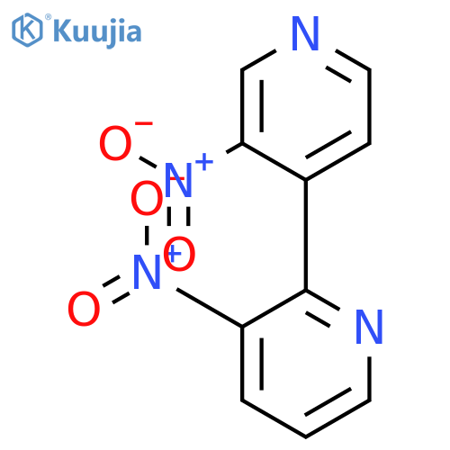 2,4'-BIPYRIDINE, 3,3'-DINITRO- structure