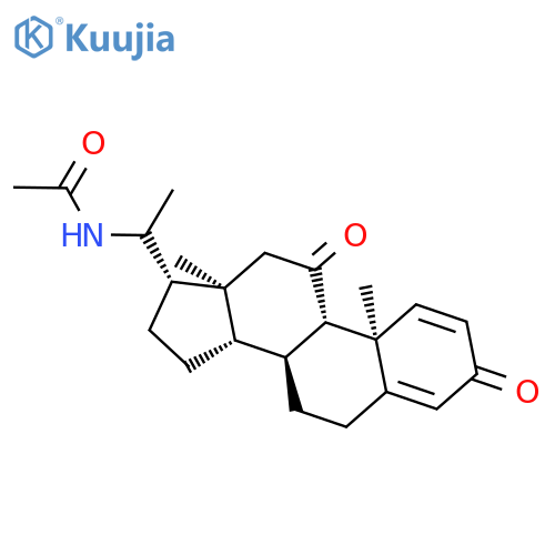 Acetamide, N-(3,11-dioxopregna-1,4-dien-20-yl)- structure