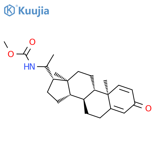 CARBAMIC ACID, (3-OXOPREGNA-1,4-DIEN-20-YL)-, METHYL ESTER structure