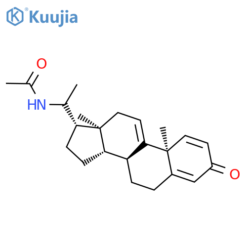 Acetamide, N-(3-oxopregna-1,4,9(11)-trien-20-yl)- structure