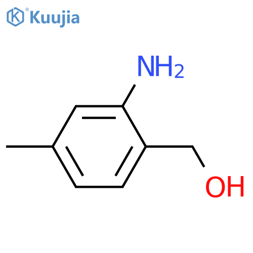 (2-Amino-4-methylphenyl)methanol structure