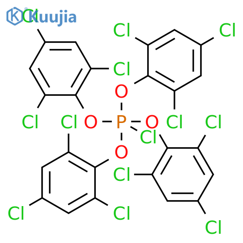 Phosphorane, chlorotetrakis(2,4,6-trichlorophenoxy)- structure