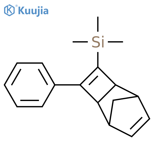 SILANE, TRIMETHYL(4-PHENYLTRICYCLO[4.2.1.02,5]NONA-3,7-DIEN-3-YL)- structure