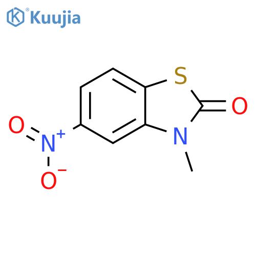 2(3H)-Benzothiazolone,3-methyl-5-nitro- structure