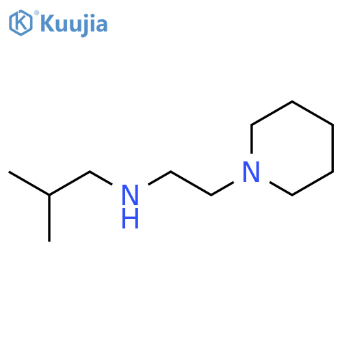 (2-methylpropyl)[2-(piperidin-1-yl)ethyl]amine structure