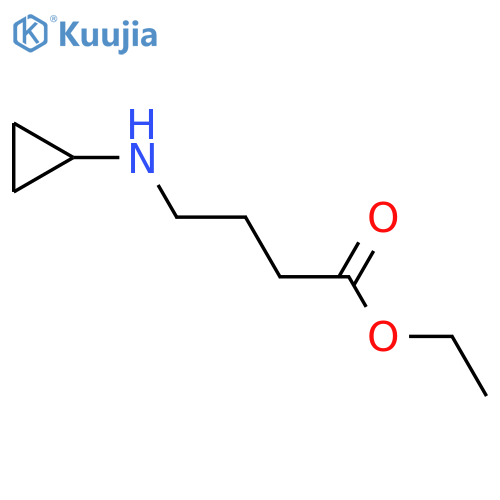 Ethyl 4-(cyclopropylamino)butanoate structure