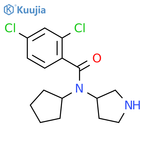 BENZAMIDE, 2,4-DICHLORO-N-CYCLOPENTYL-N-3-PYRROLIDINYL- structure