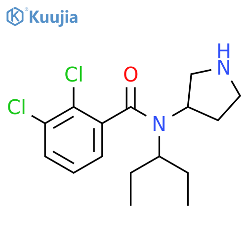 BENZAMIDE, 2,3-DICHLORO-N-(1-ETHYLPROPYL)-N-3-PYRROLIDINYL- structure