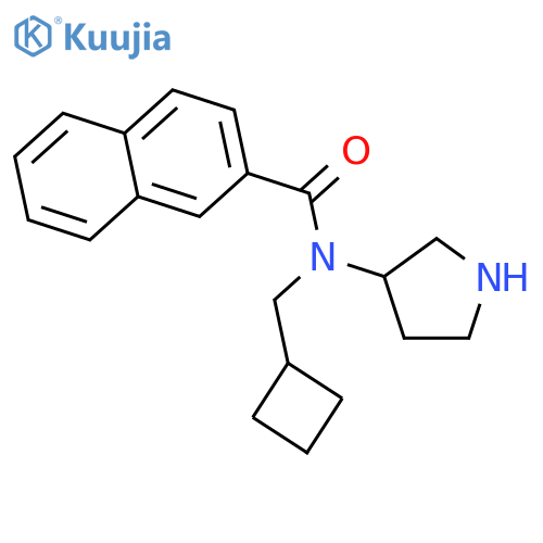 2-Naphthalenecarboxamide, N-(cyclobutylmethyl)-N-3-pyrrolidinyl- structure
