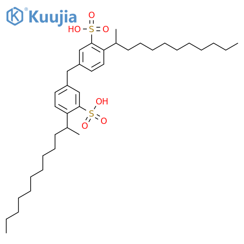 BENZENESULFONIC ACID, 3,3'-METHYLENEBIS[6-(1-METHYLUNDECYL)- structure