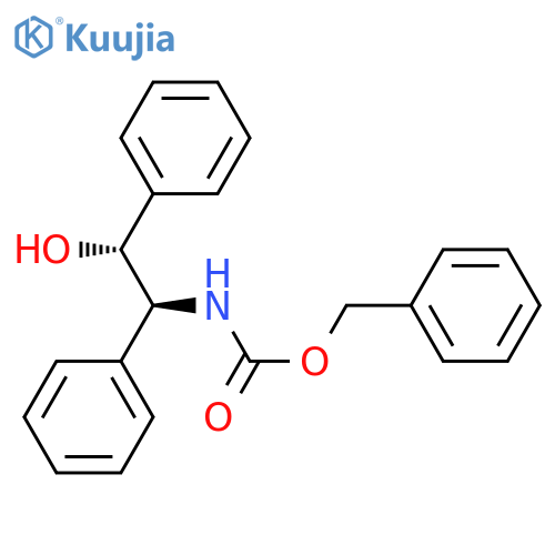 benzyl N-(1S,2R)-2-hydroxy-1,2-diphenylethylcarbamate structure