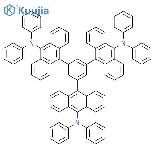 9-ANTHRACENAMINE, 10,10',10''-(1,3,5-BENZENETRIYL)TRIS[N,N-DIPHENYL- structure