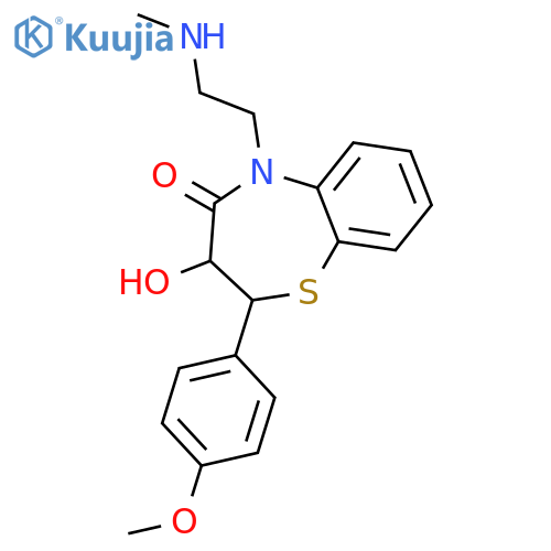 O-Desacetyl-N-desmethyl Diltiazem structure