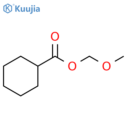 Cyclohexanecarboxylic acid, methoxymethyl ester structure