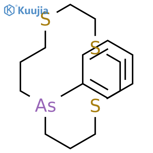 1,4,7-TRITHIA-11-ARSACYCLOTETRADECANE, 11-PHENYL- structure