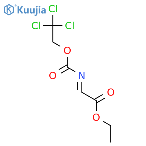 Acetic acid, [[(2,2,2-trichloroethoxy)carbonyl]imino]-, ethyl ester structure