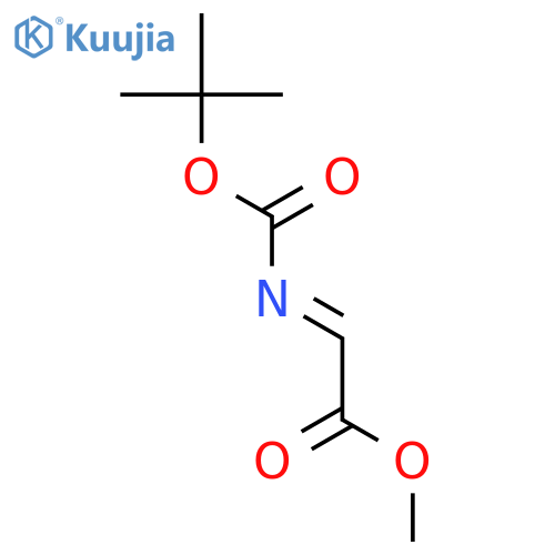 Acetic acid, [[(1,1-dimethylethoxy)carbonyl]imino]-, methyl ester structure