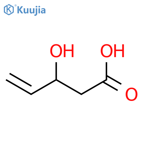 3-Hydroxypent-4-enoic acid structure