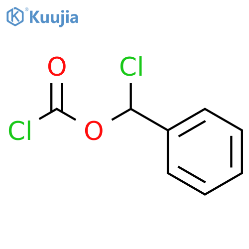 Carbonochloridic acid, chlorophenylmethyl ester structure