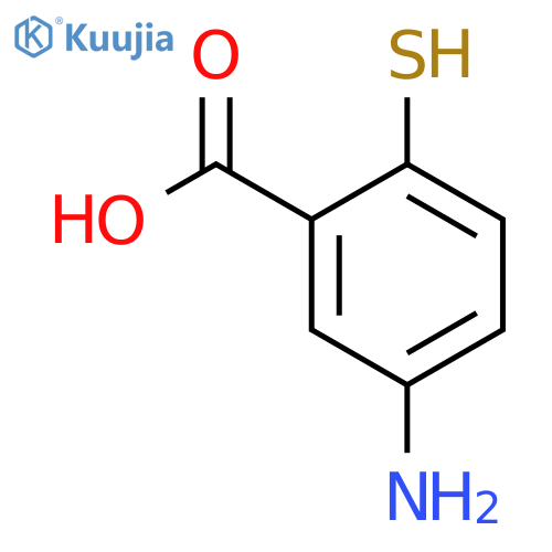 5-Amino-2-sulfanylbenzoic acid structure