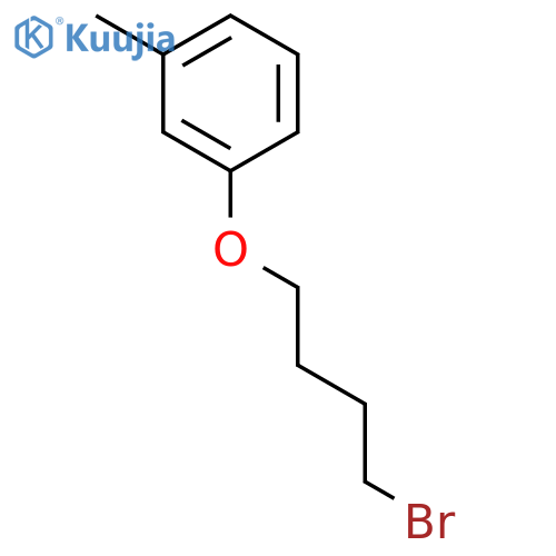 1-(4-Bromobutoxy)-3-methylbenzene structure