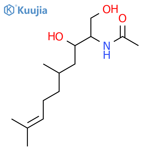 Acetamide, N-[2-hydroxy-1-(hydroxymethyl)-4,8-dimethyl-7-nonenyl]- structure