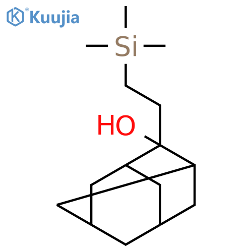 TRICYCLO[3.3.1.13,7]DECAN-2-OL, 2-[2-(TRIMETHYLSILYL)ETHYL]- structure