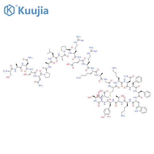 somatostatin 28, Leu(8)-Trp(22)-iodo-Tyr(25)- structure