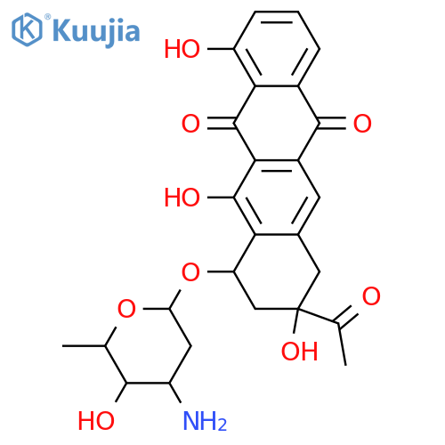 Daunomycin; 11-Deoxy, O-de-Me structure