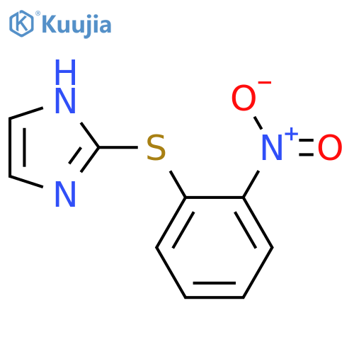 1H-Imidazole, 2-[(2-nitrophenyl)thio]- structure