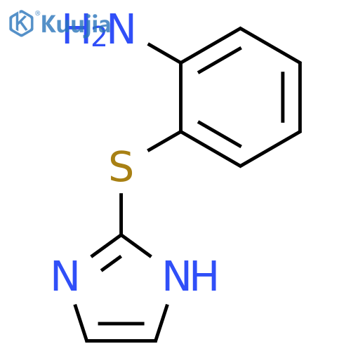 Benzenamine, 2-(1H-imidazol-2-ylthio)- structure