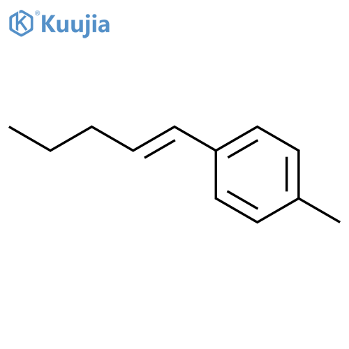 BENZENE, 1-METHYL-4-(1E)-1-PENTENYL- structure