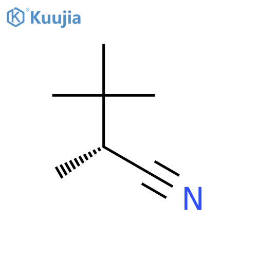 BUTANENITRILE, 2,3,3-TRIMETHYL-, (R)- structure