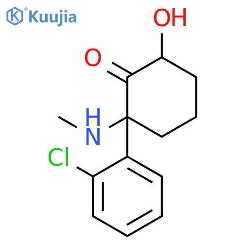 Cyclohexanone,2-(2-chlorophenyl)-6-hydroxy-2-(methylamino)- structure