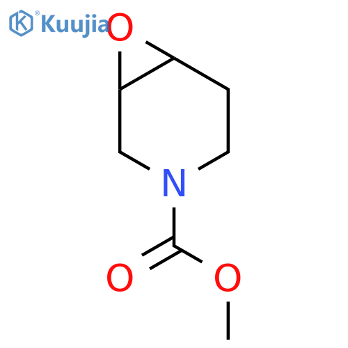 7-Oxa-3-azabicyclo[4.1.0]heptane-3-carboxylicacid, methyl ester structure