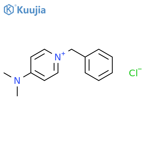 Pyridinium, 4-(dimethylamino)-1-(phenylmethyl)-, chloride structure