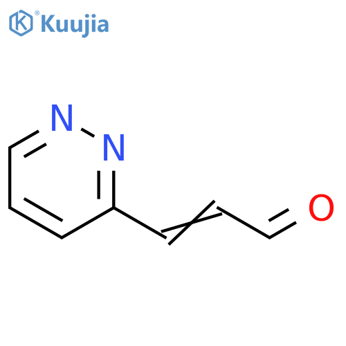 3-(3-pyridazinyl)-2-Propenal structure