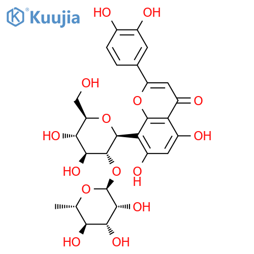 2''-O-alpha-L-Rhamnopyranoside-Orientin+ structure