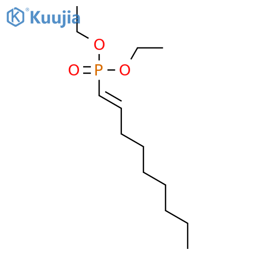 PHOSPHONIC ACID, (1E)-1-NONENYL-, DIETHYL ESTER structure