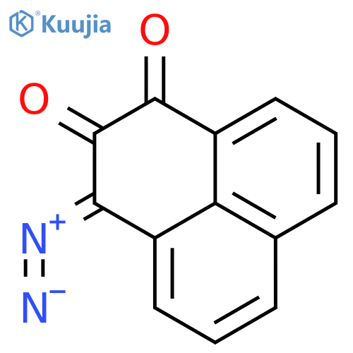 1H-PHENALENE-1,2(3H)-DIONE, 3-DIAZO- structure